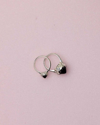Meadowlark | Protea Ring Large - Gold Smoky Quartz