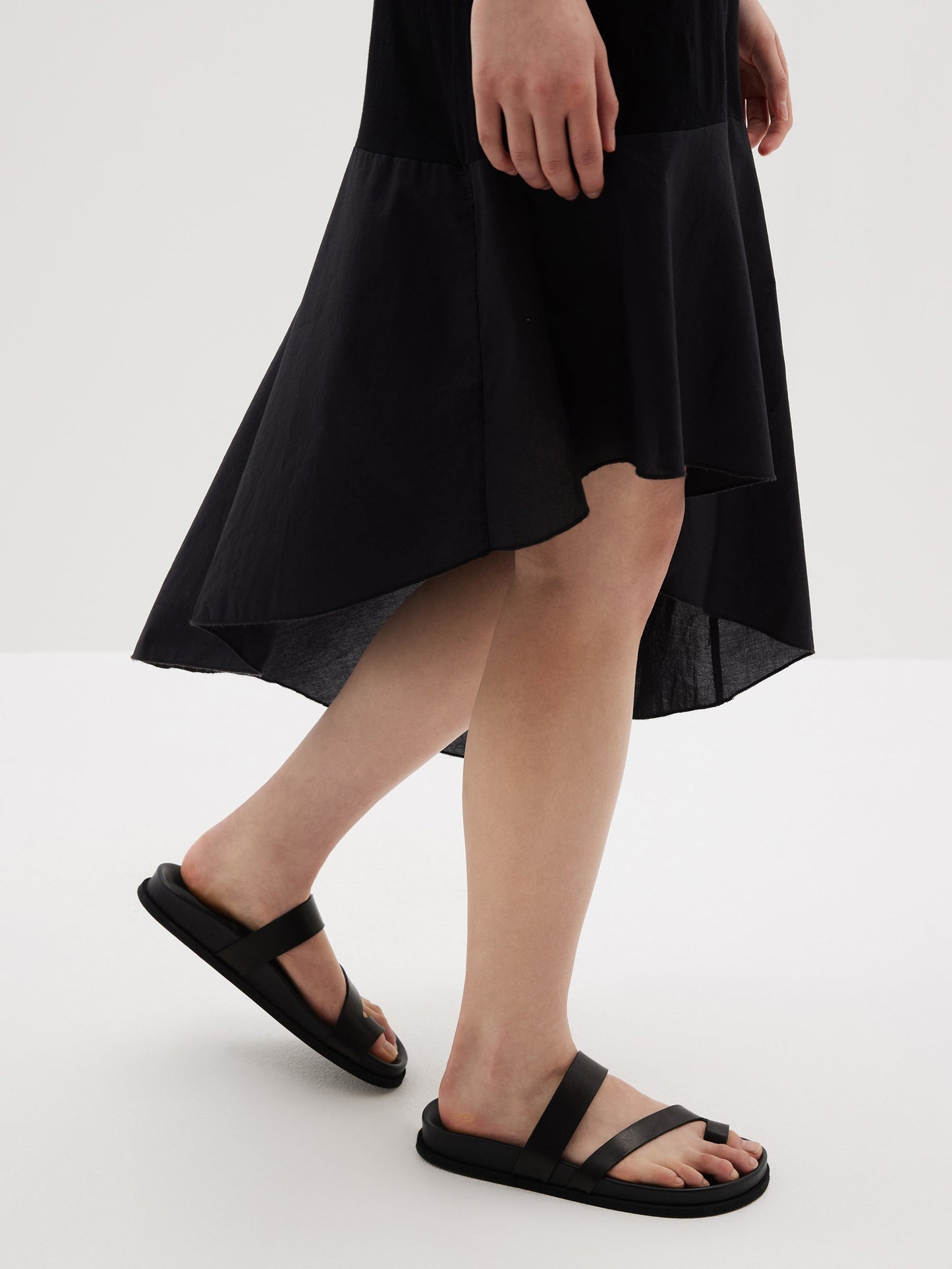 Bassike | Contrast T.Shirt Dress - Black