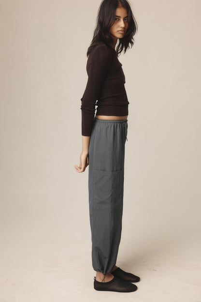 Marle | Gray Pant - Charcoal