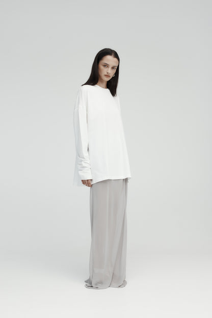 Rebe | Sheer Slip Skirt - Ash