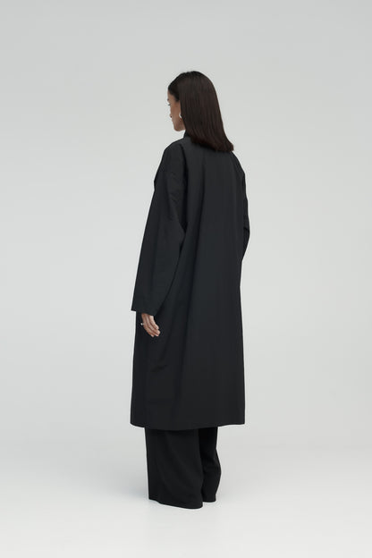 Rebe | Curve Trench - Black