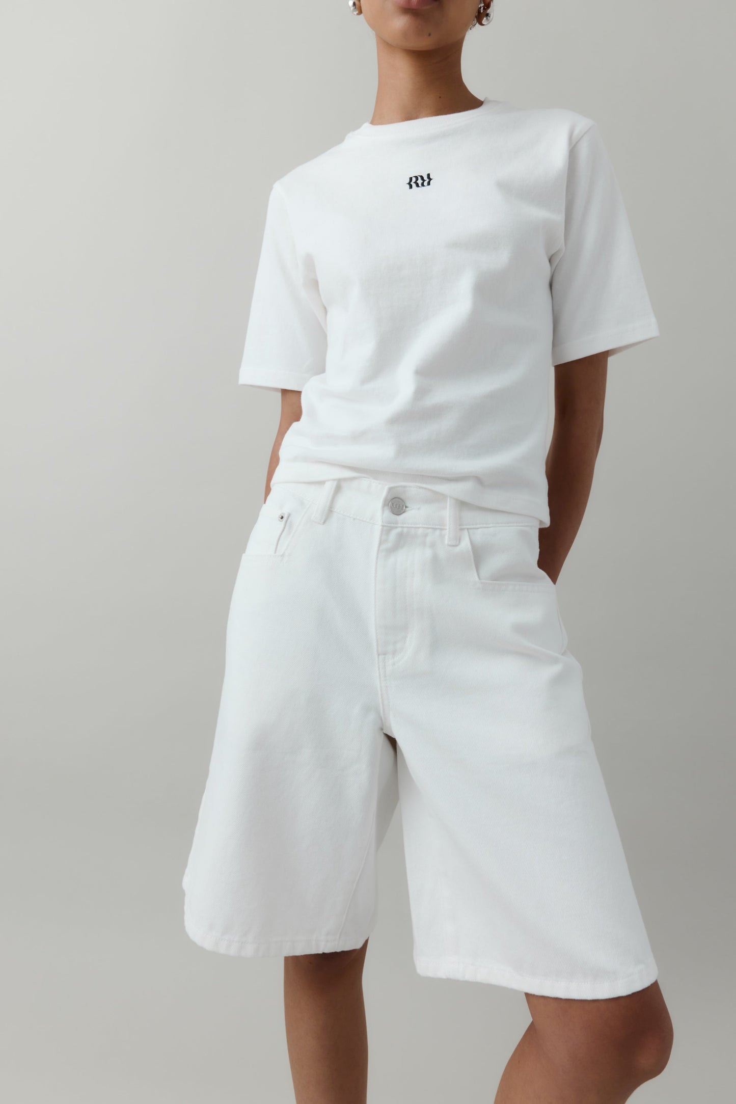 Rebe | Dillon Shorts - White