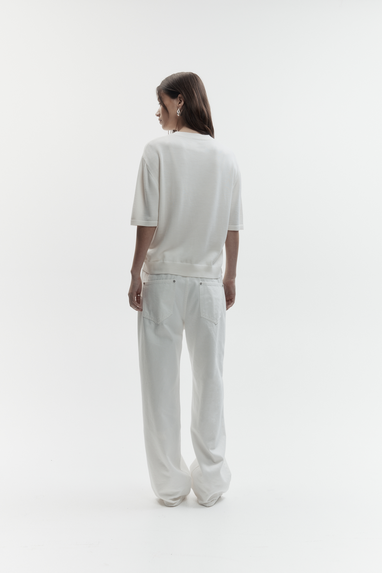 Rebe | Merino T-Shirt - Ivory