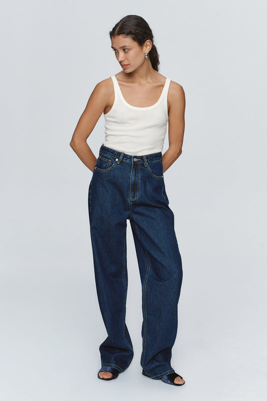 Marle | Relaxed Jean - Washed Indigo