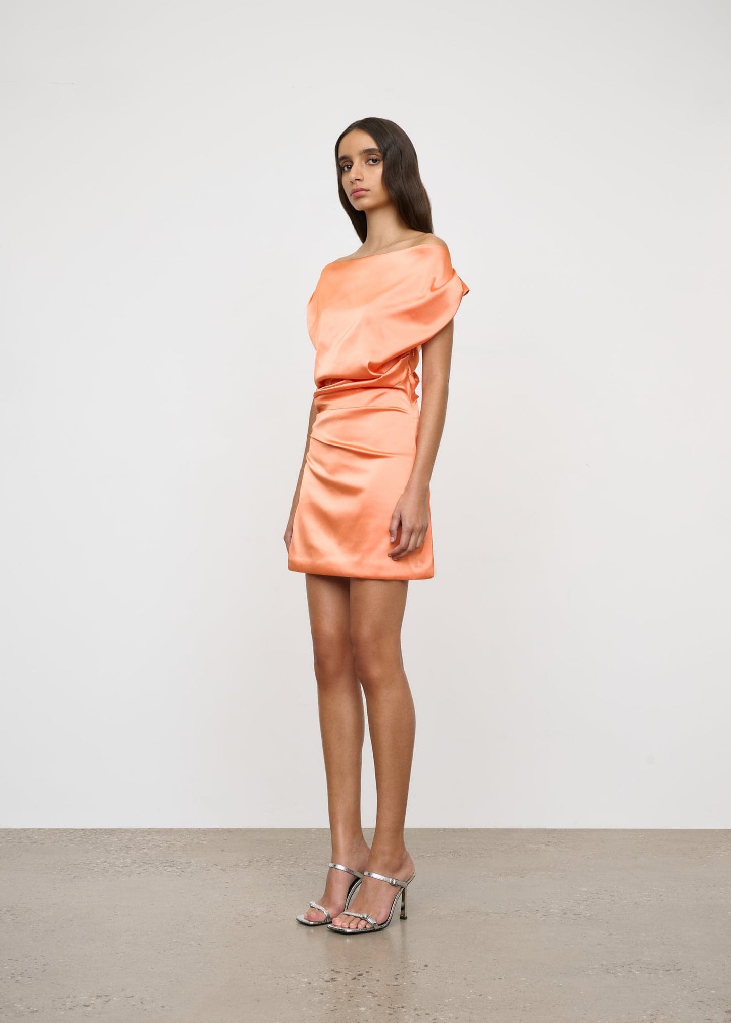 One Of Others | Rhode Mini Dress - Tangerine