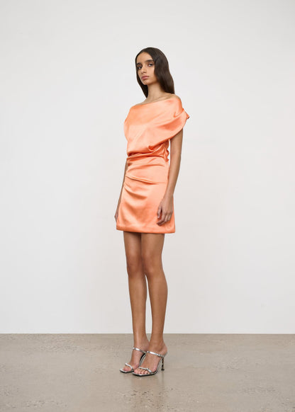 One Of Others | Rhode Mini Dress - Tangerine