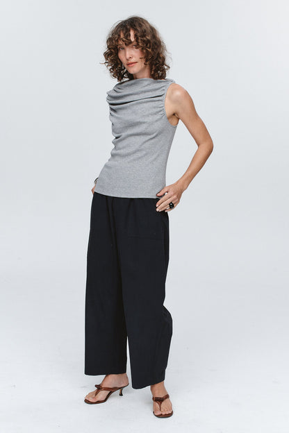 Marle | Risa Singlet - Grey Marle