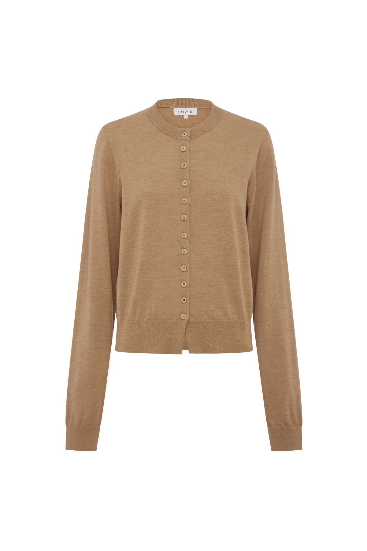 Rowie The Label | Maeve Merino Spring Cardigan - Fawn Marle