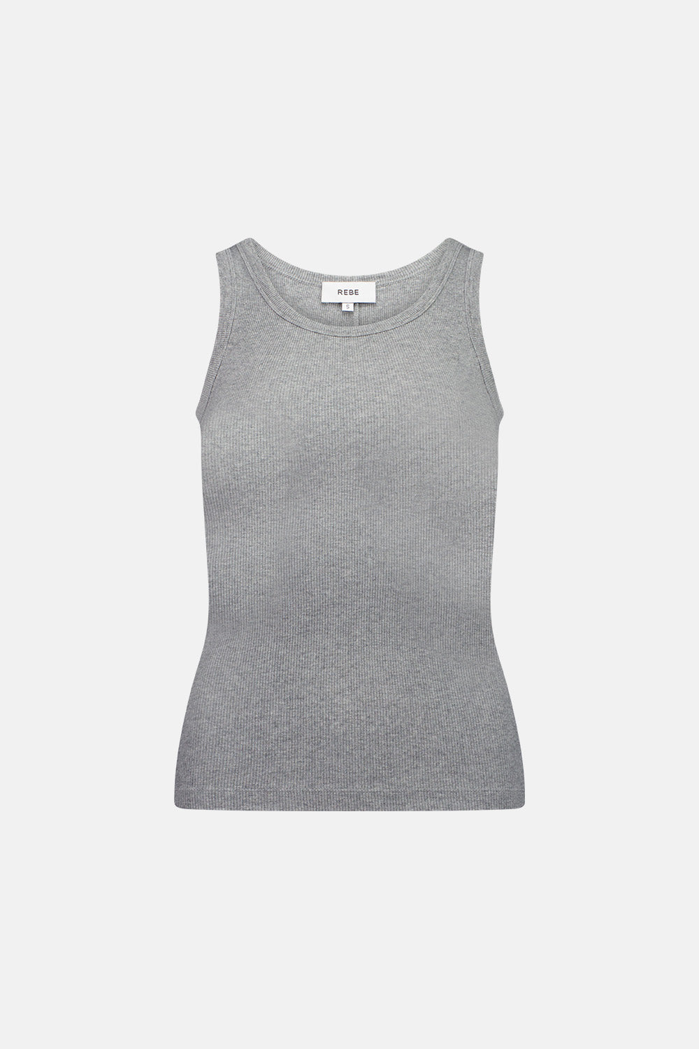 Rebe | Ribbed Tank Top - Grey