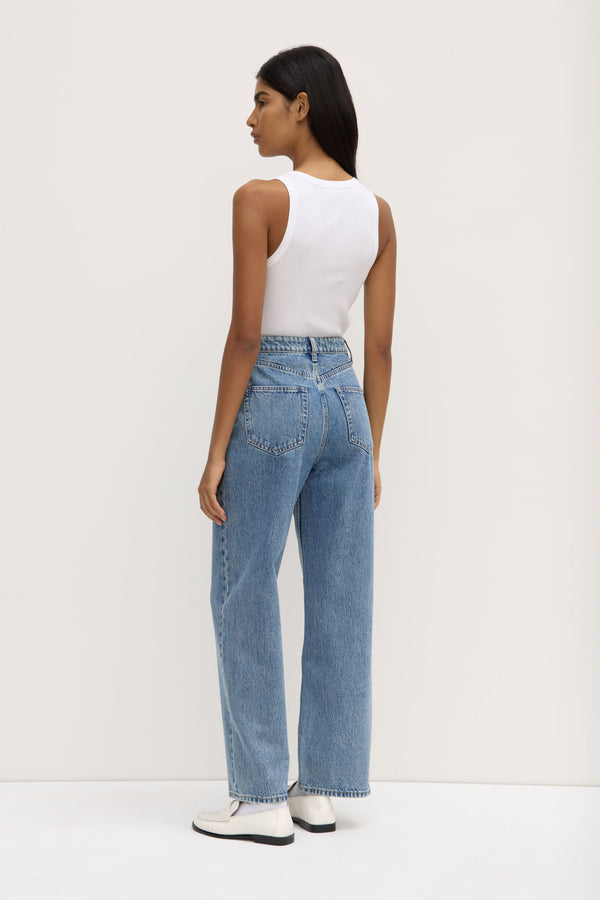 Assembly Label | Robyn Scoop Neck Rib Tank - White