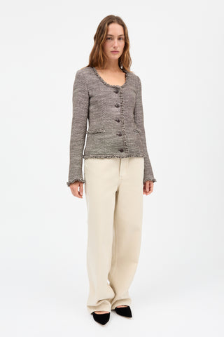 Skall Studio | Rosa Jacket - Brown/Ecru