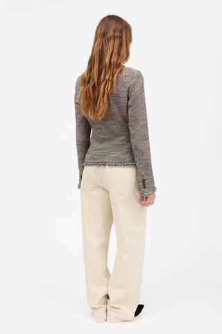 Skall Studio | Rosa Jacket - Brown/Ecru