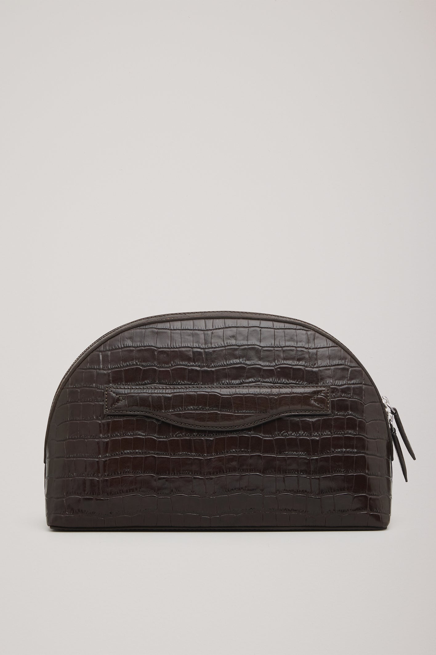 A. Emery | Halloran Clutch - Bistre Embossed Croc