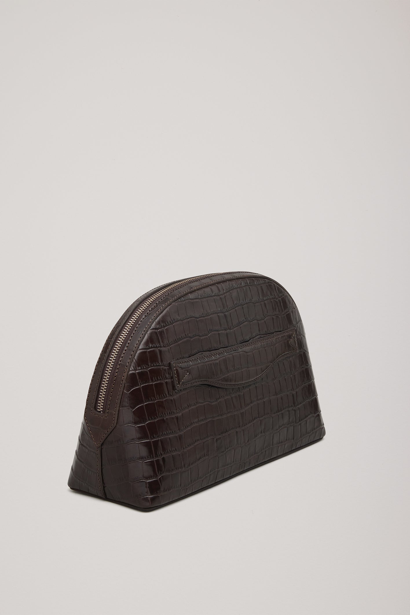 A. Emery | Halloran Clutch - Bistre Embossed Croc