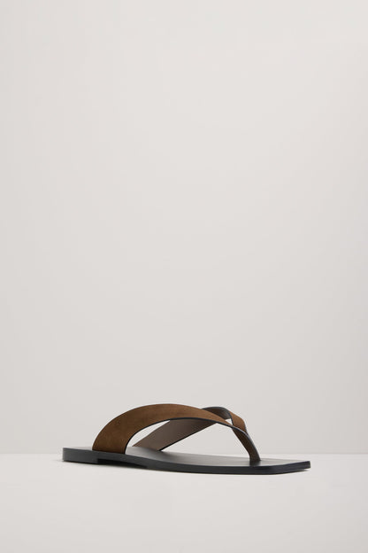 A. Emery | Kinto Sandal - Chestnut Suede / Black
