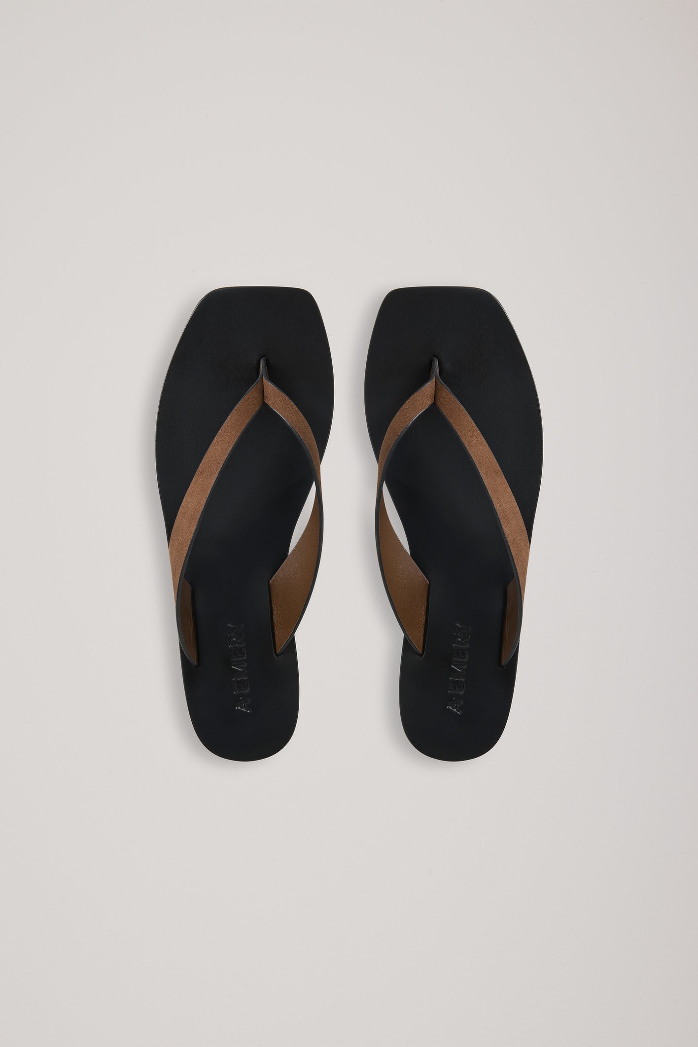 A. Emery | Kinto Sandal - Chestnut Suede / Black