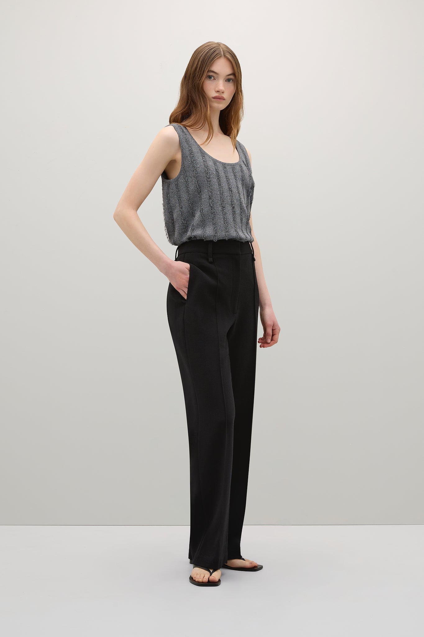 A.Emery | Faye Tank - Grey Melange