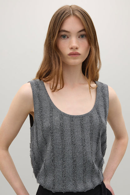 A.Emery | Faye Tank - Grey Melange