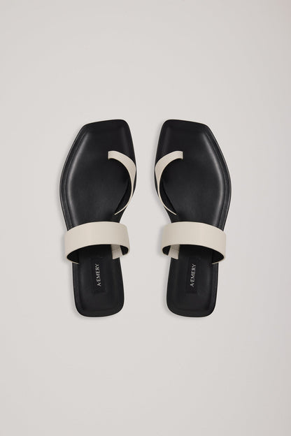 A. Emery | Kasper Sandal - Bone / Black