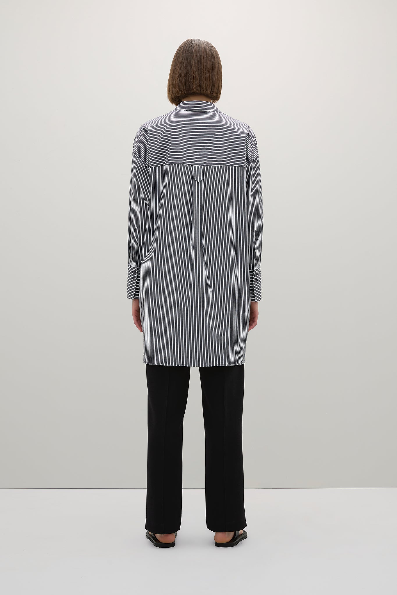 A.Emery | Logan Shirt - Navy Stripe