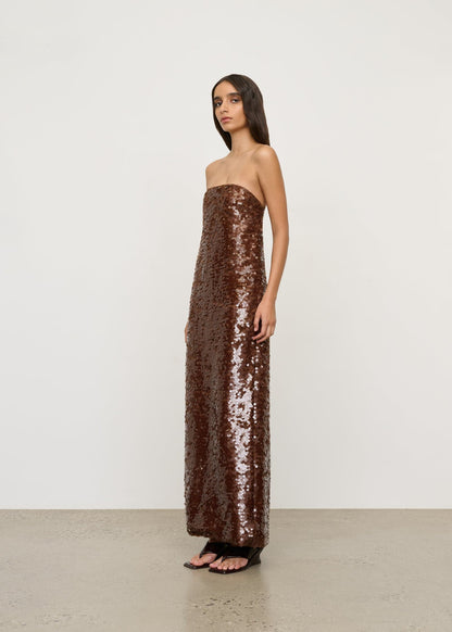 One Of Others | Kendall Dress - Coffee