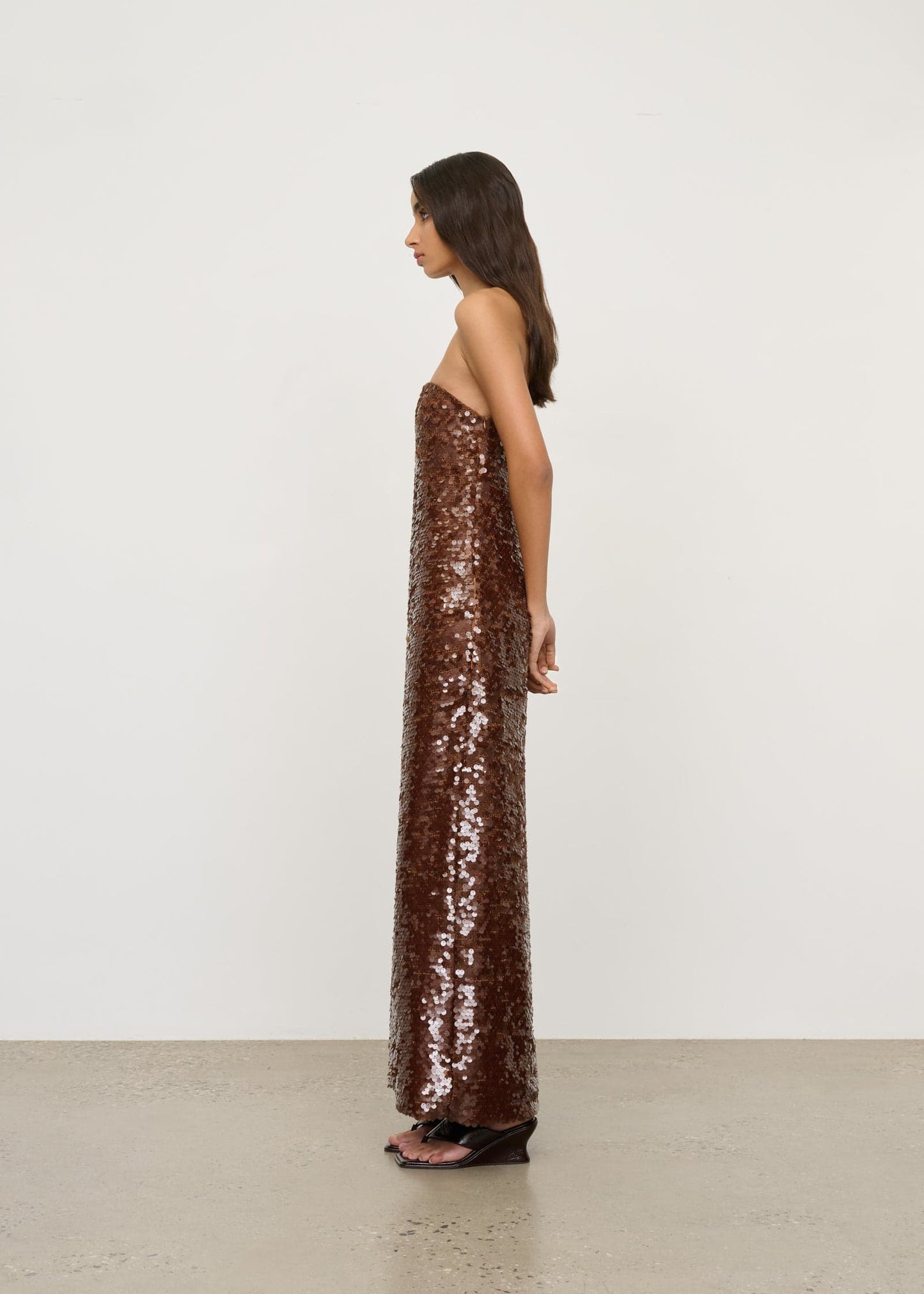 One Of Others | Kendall Dress - Coffee