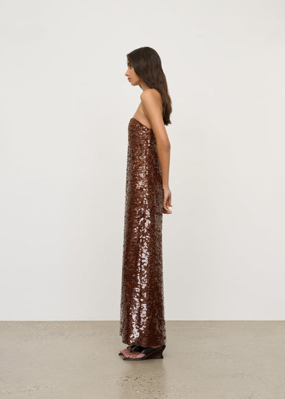 One Of Others | Kendall Dress - Coffee