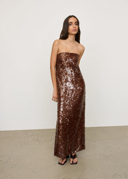 One Of Others | Kendall Dress - Coffee