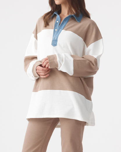 Outland Denim | The Marco Polo - Mushroom/Bone