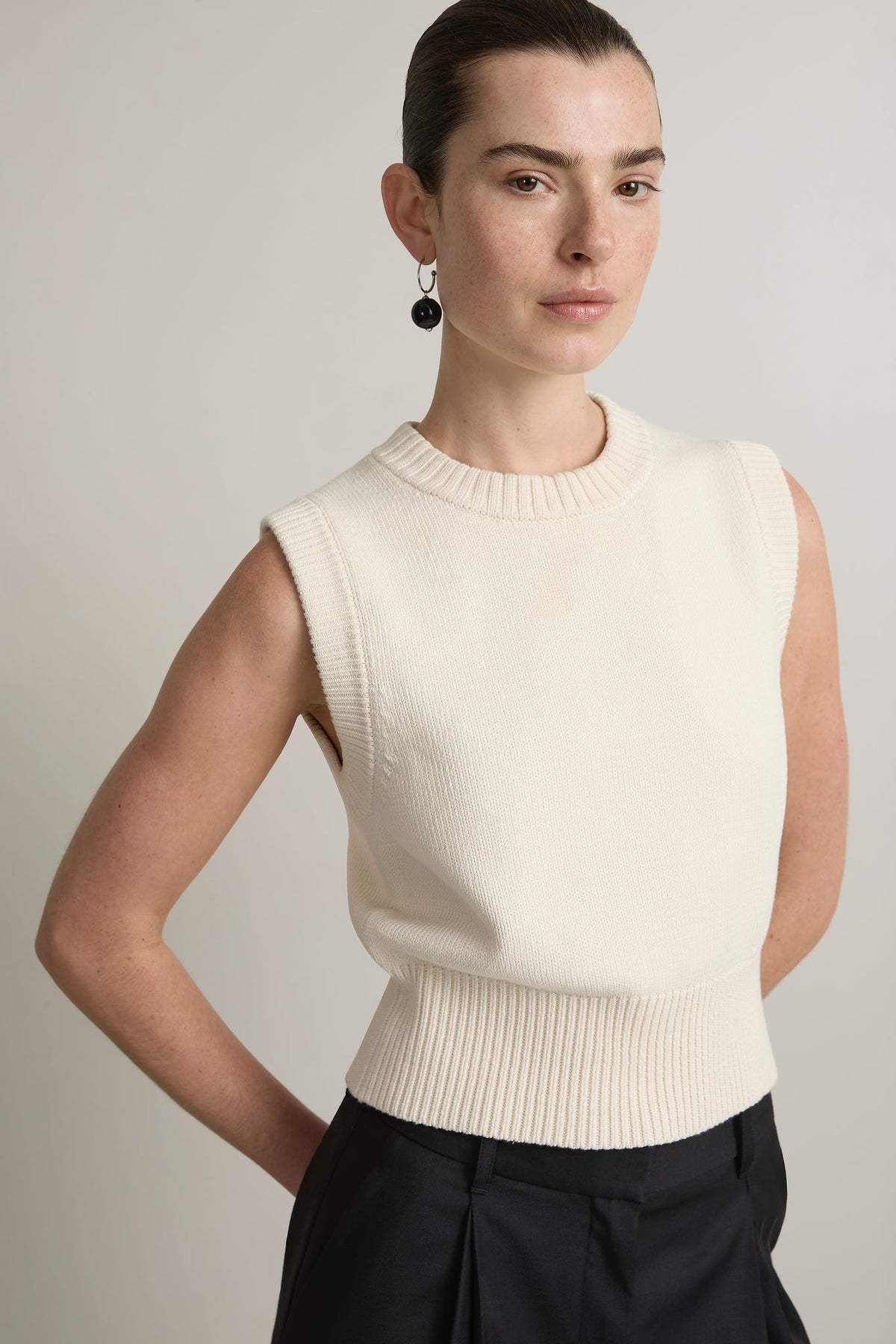 A. Emery | Beata Vest - Creme