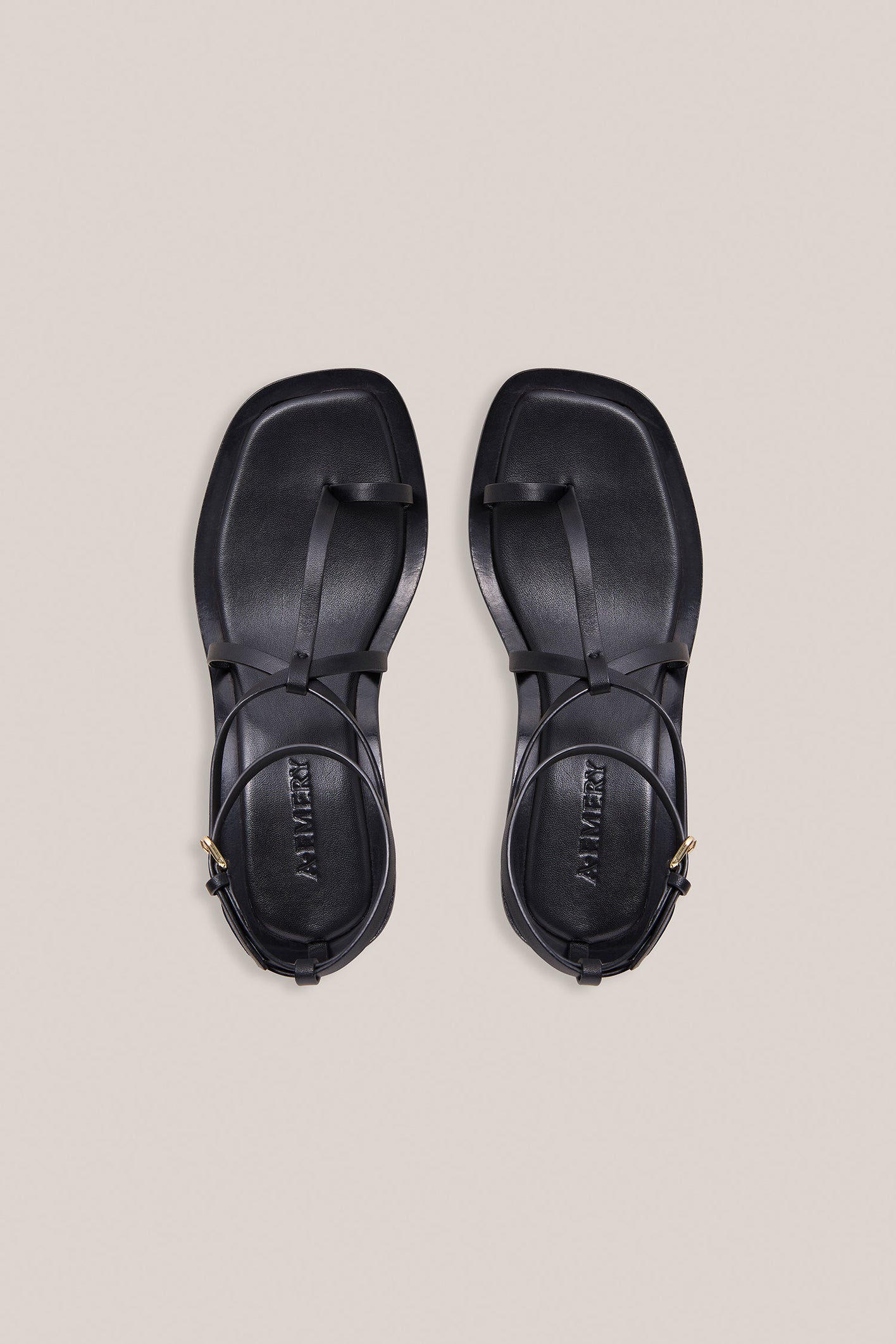 A.Emery | The Hyde Heeled Sandal - Black