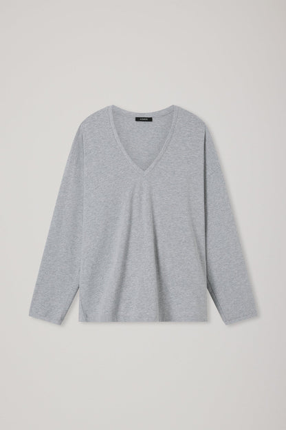 A. Emery | Persey Top - Light Grey Melange