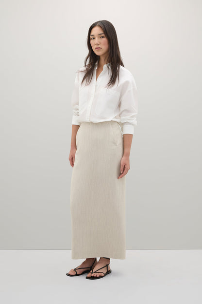 A.Emery | Seth Shirt - Parchment