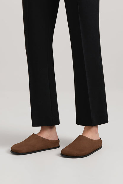 A. Emery | Lou Clog - Chestnut Suede