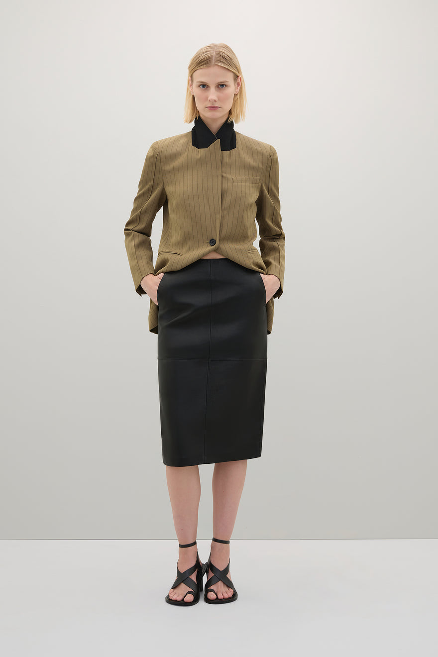 A.Emery | Wright Leather Skirt - Black