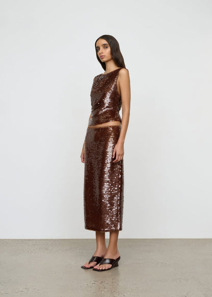 One Of Others | Kane Top - Coffee