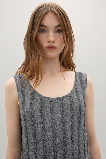 A.Emery | Enid Dress - Grey Melange