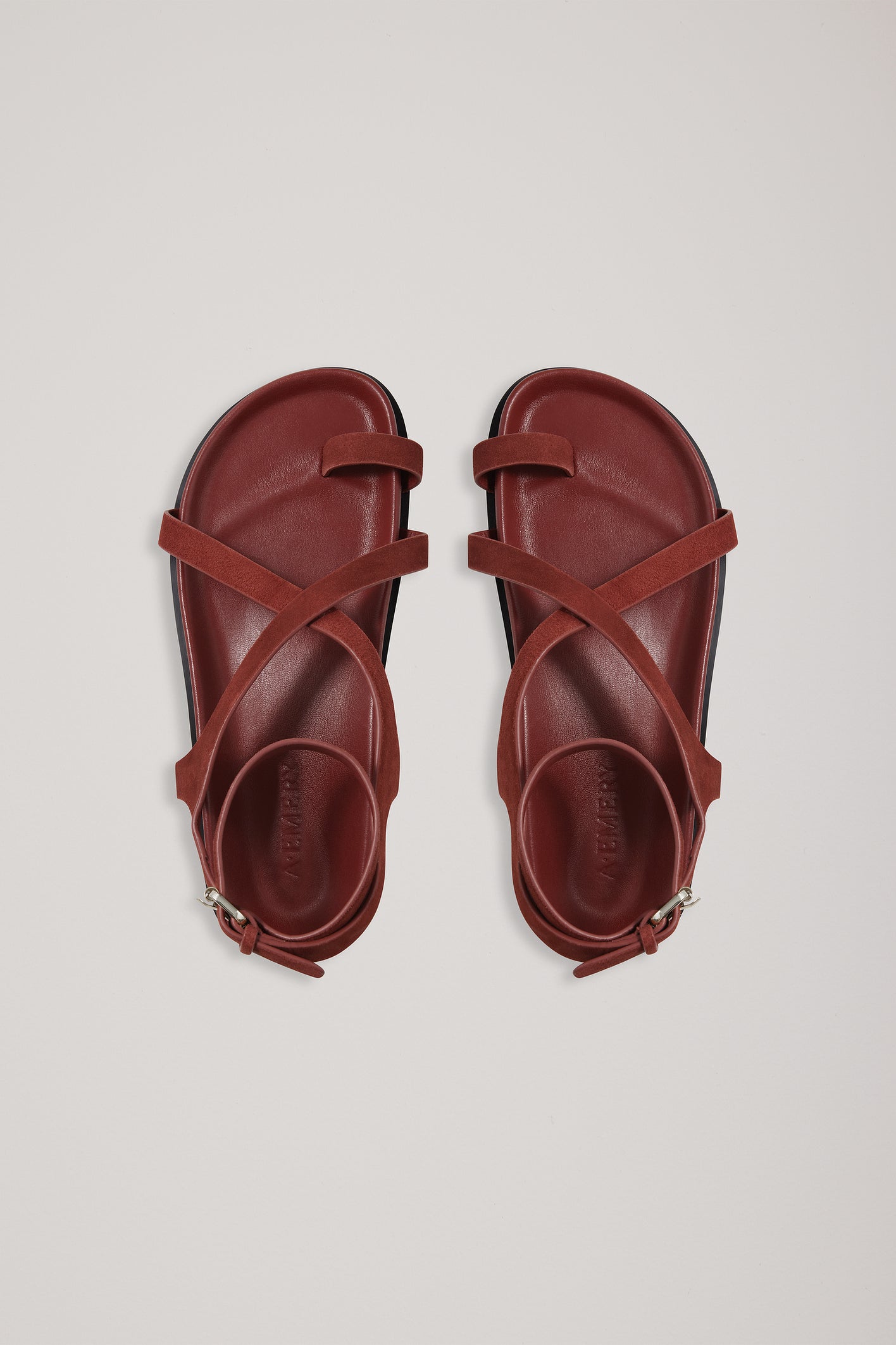 A.Emery | Jalen Slim Sandal - Brick Suede