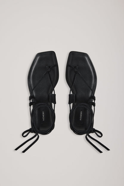 A. Emery | Raslo Sandal - Black Suede