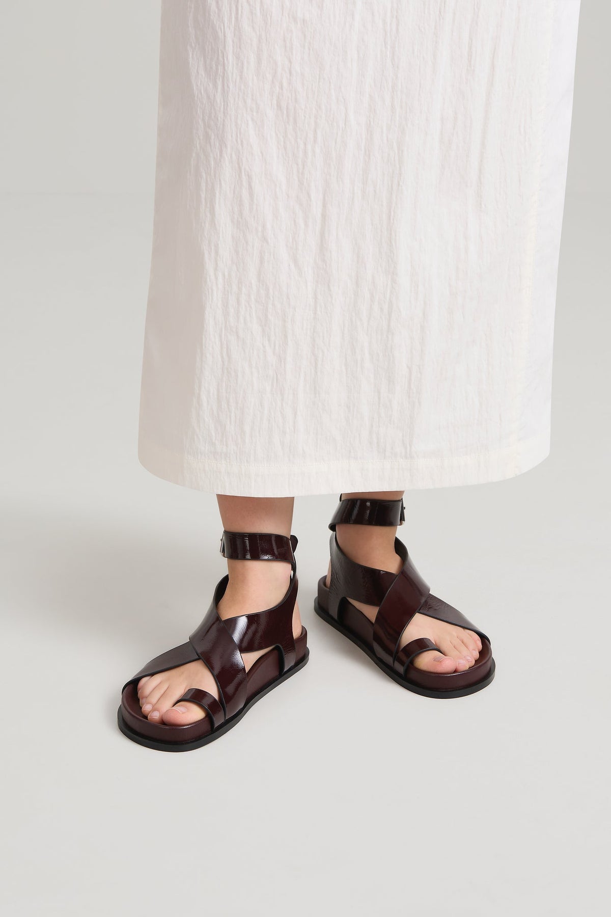 A. Emery | Jalen Sandal - Vintage Claret