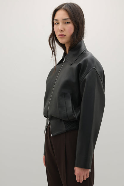 A.Emery | Vroman Leather Jacket - Black