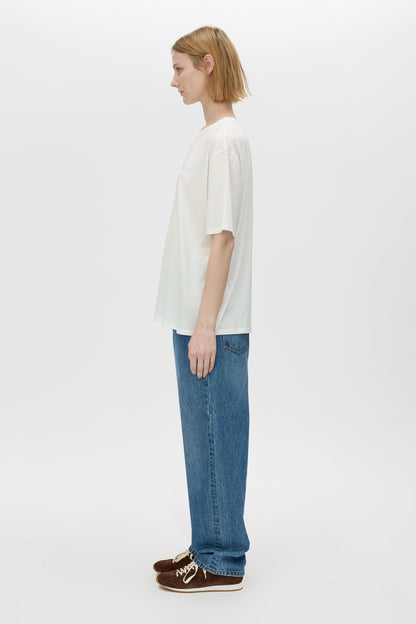 Camilla and Marc | Navarro Logo Tee - Soft White/Slate