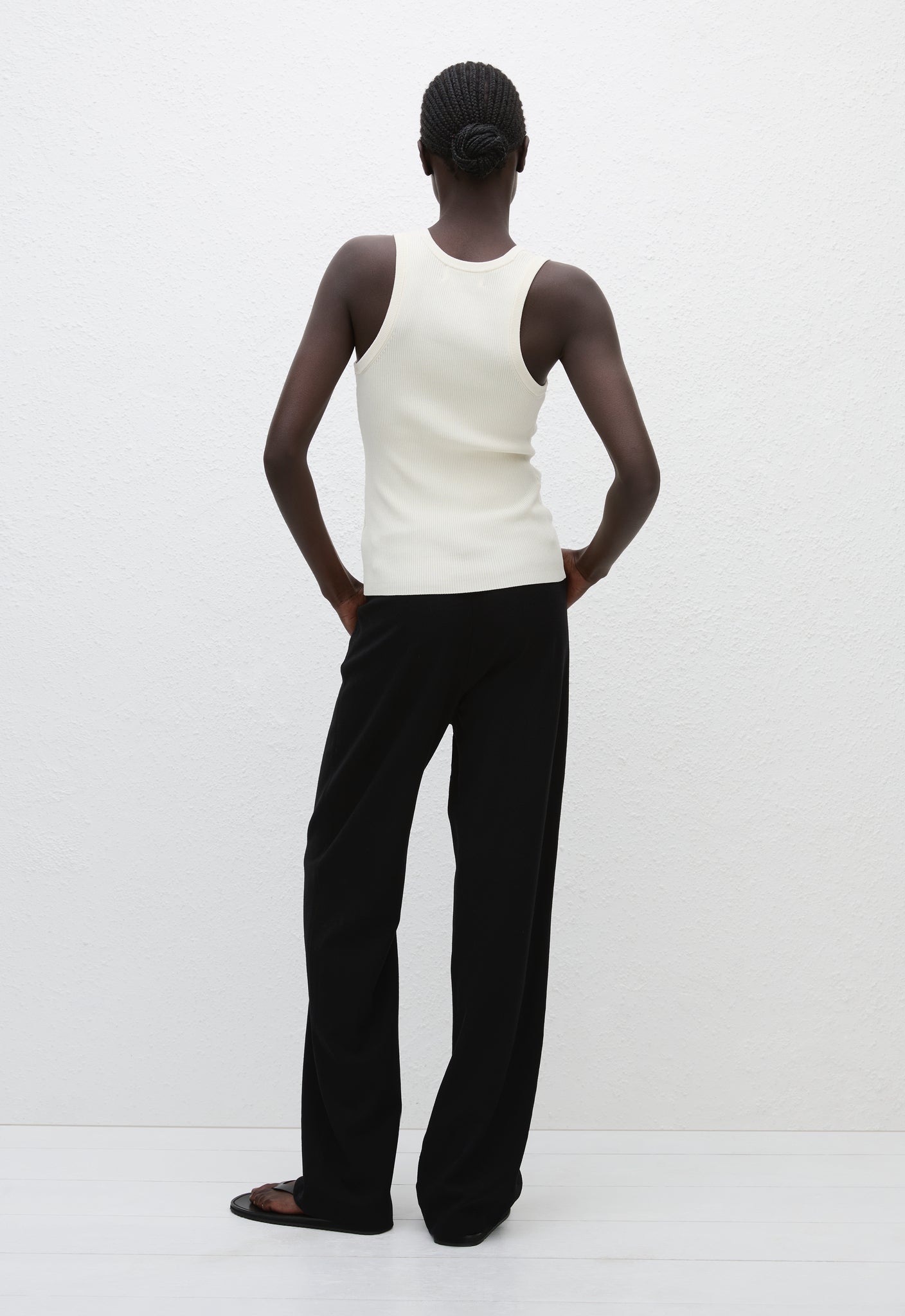 Matteau | Ribbed Tank - Ecru