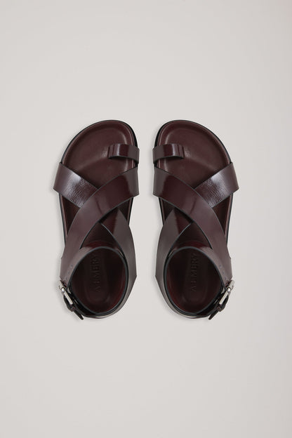 A. Emery | Jalen Sandal - Vintage Claret