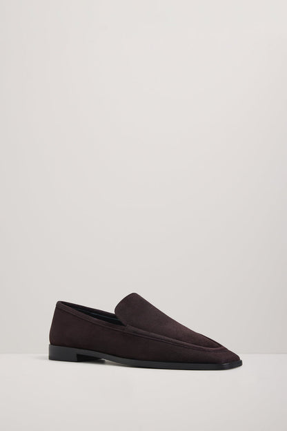 A.Emery | Lane Loafer - Black Berry Suede