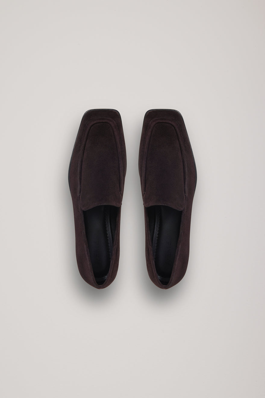 A.Emery | Lane Loafer - Black Berry Suede