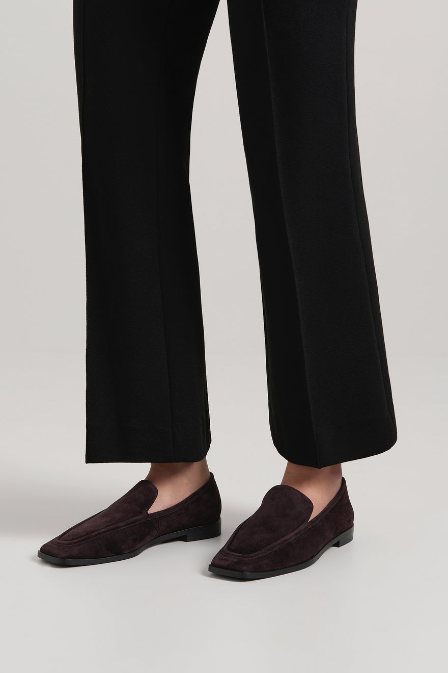 A.Emery | Lane Loafer - Black Berry Suede