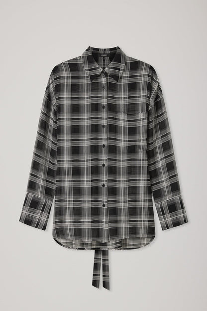 A. Emery | Joyse Sheer Shirt - Black Check
