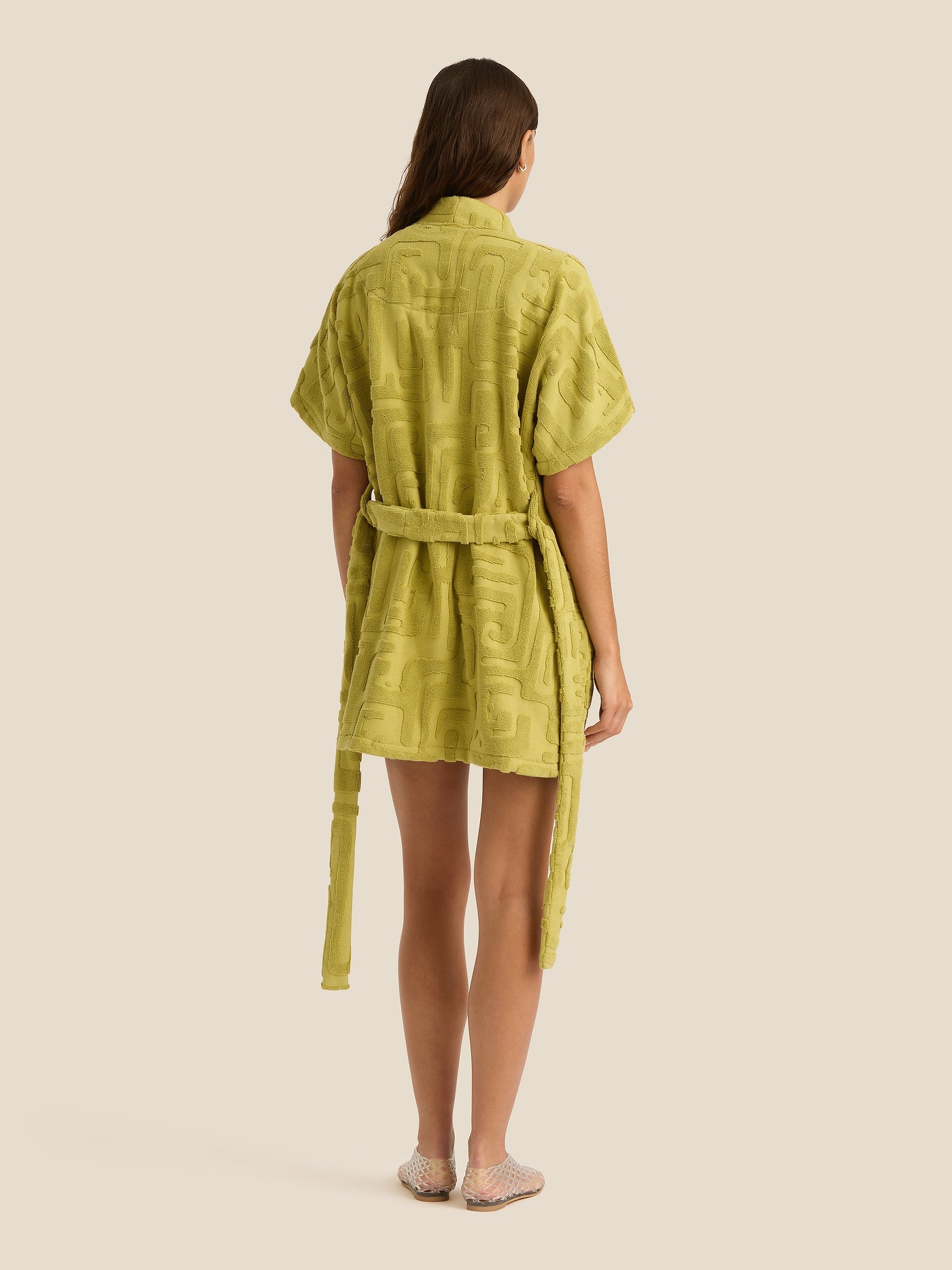 Soleil Soleil | Towelling Mini Robe - Kin Aloe