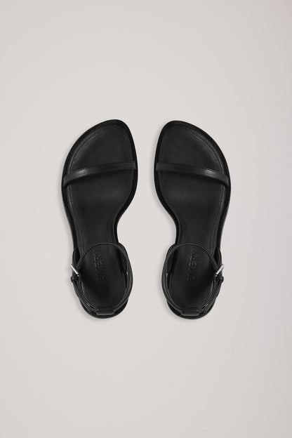 A. Emery | York Heeled Sandal - Black